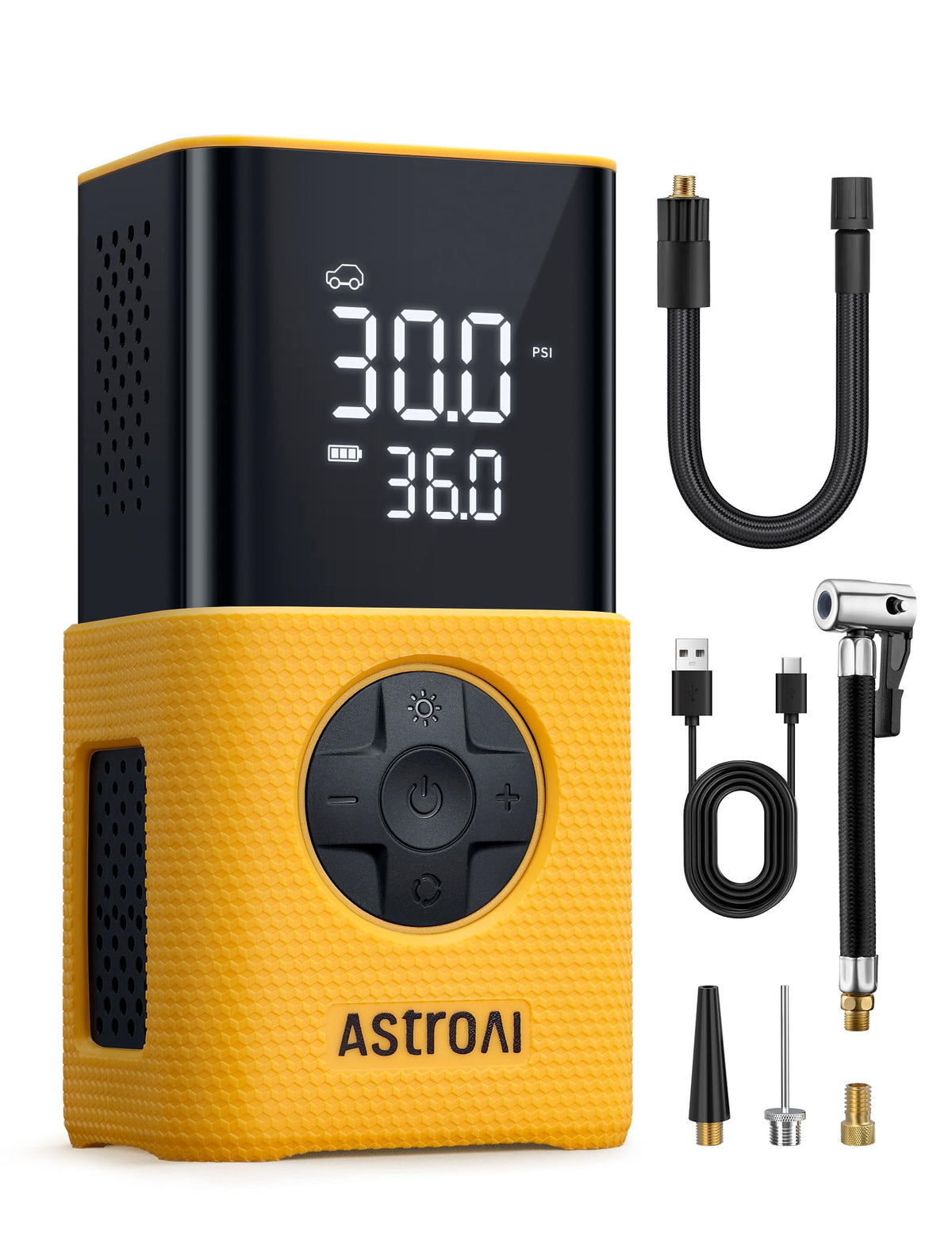 AstroAI L7 Tire Inflator Portable Air Compressor,150 PSI Cordless Bike Pump